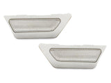 2017-2018 Audi A4 B9 Clear Front Bumper Reflector Set