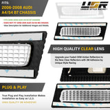 2006-2008 Audi A4/S4 B7 Chassis Crystal Clear Reflector
