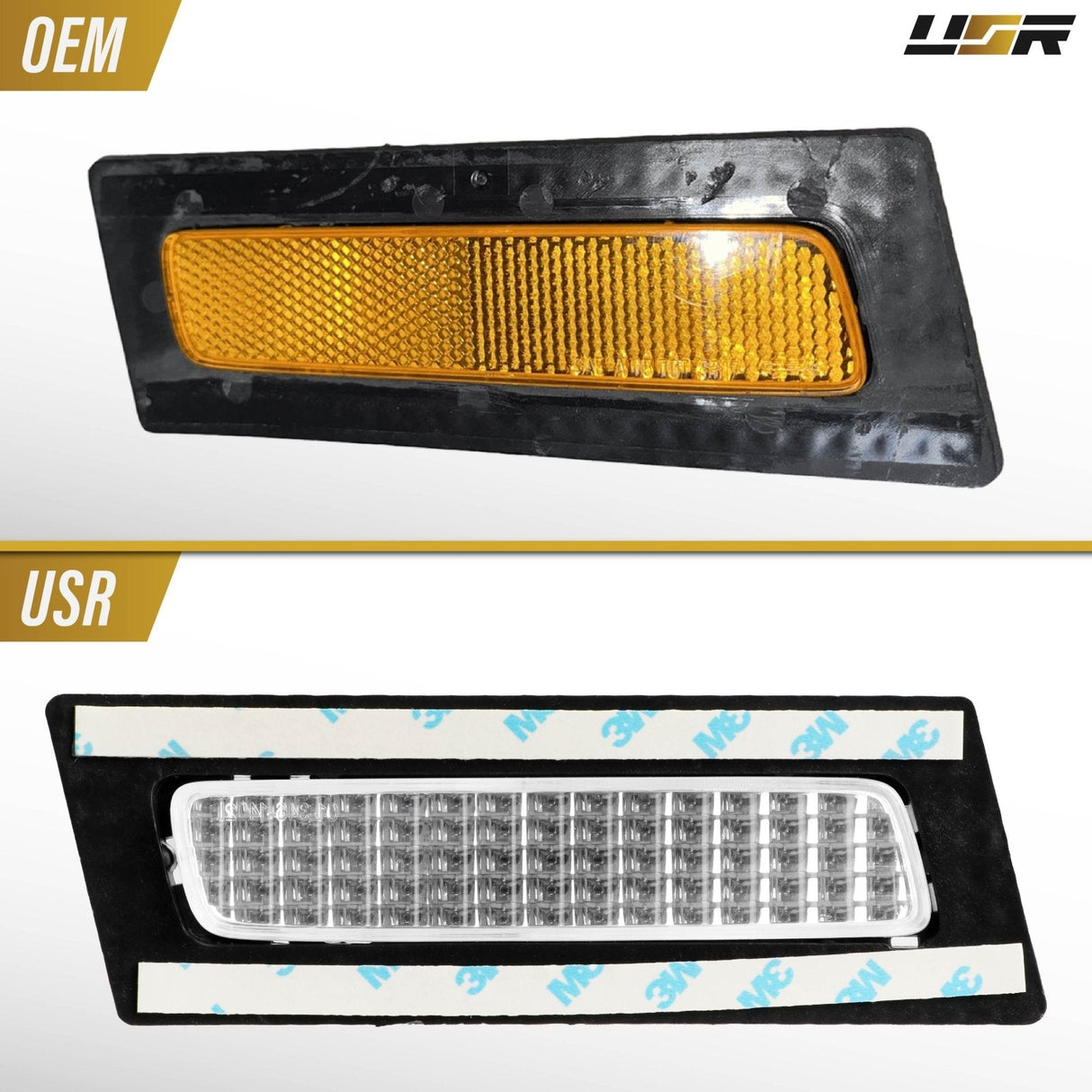 2006-2008 Audi A4/S4 B7 Chassis Crystal Clear Reflector