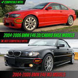 2004-2006 Bmw E46 2d/Cabrio Crystal Smoke Front Bumper Reflector