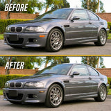 2000-2003 BMW E46 2D/Cabrio Smoke Front White LED Bumper Reflector