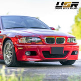 2000-2003 BMW E46 2D/Cabrio Smoke Front White LED Bumper Reflector