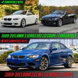 2007-2012 BMW E92/E93 3 Series Crystal Smoke Front Bumper Reflector