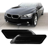 2012-2015 BMW F30/F31 3 Series Clear Front Bumper Reflector Lights