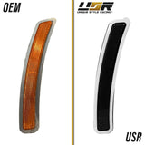 2019-2021 BMW G20 3 Series Smoke Front Bumper Reflector Set