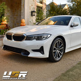 2019-2021 BMW G20 3 Series Smoke Front Bumper Reflector Set