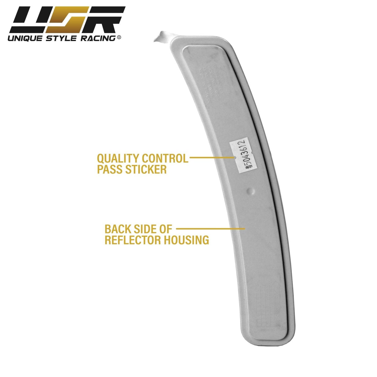 2019-2021 BMW G20 3 Series Smoke Front Bumper Reflector Set