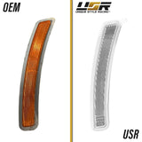 2019-2021 BMW G20 3 Series Smoke Front Bumper Reflector Set