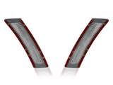 2011-2015 Bmw F10 5 Series Non-M5 Clear Front Bumper Reflector Lights