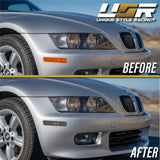 1996-2002 Bmw Z3 Smoke Front Bumper Side Marker Lights