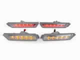 2010+ Chevrolet Camaro Clear LED White Front/Rear Side Marker Lights
