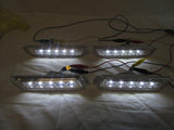 2010+ Chevy Camaro Smoke Led White Led Front + Rear Bumper Side Marker Lights