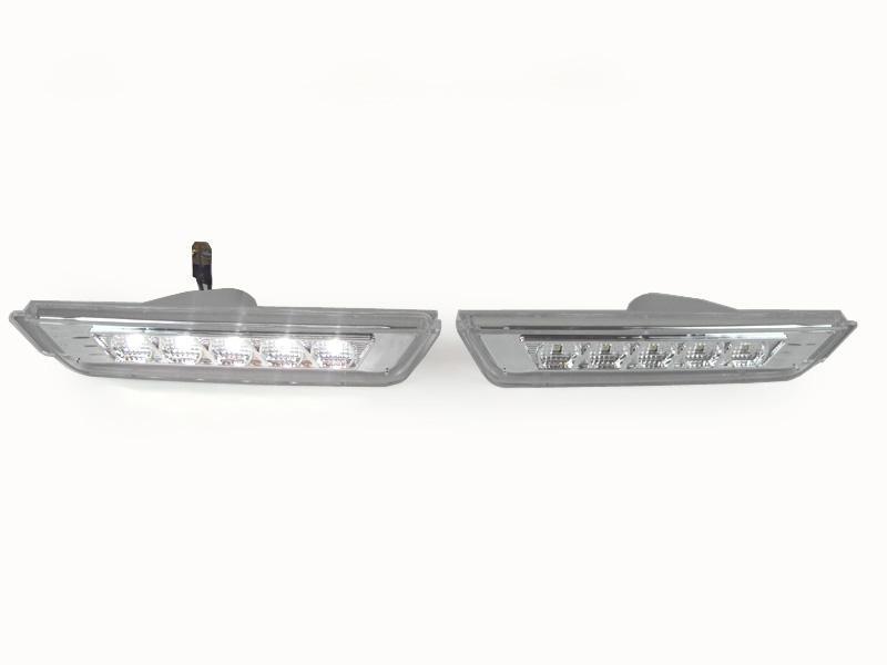 2010+ Chevy Camaro Clear Led White Rear Bumper Side Marker Lights
