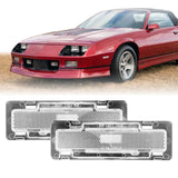 1985-1992 Chevy Camaro Front Clear Bumper Side Marker Lights
