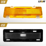 1985-1992 Chevrolet Camaro Front Smoke Bumper Side Marker Lights