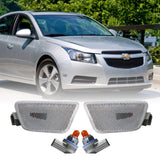 2011-2015 Chevrolet Cruze Clear Front Bumper Side Marker Lights