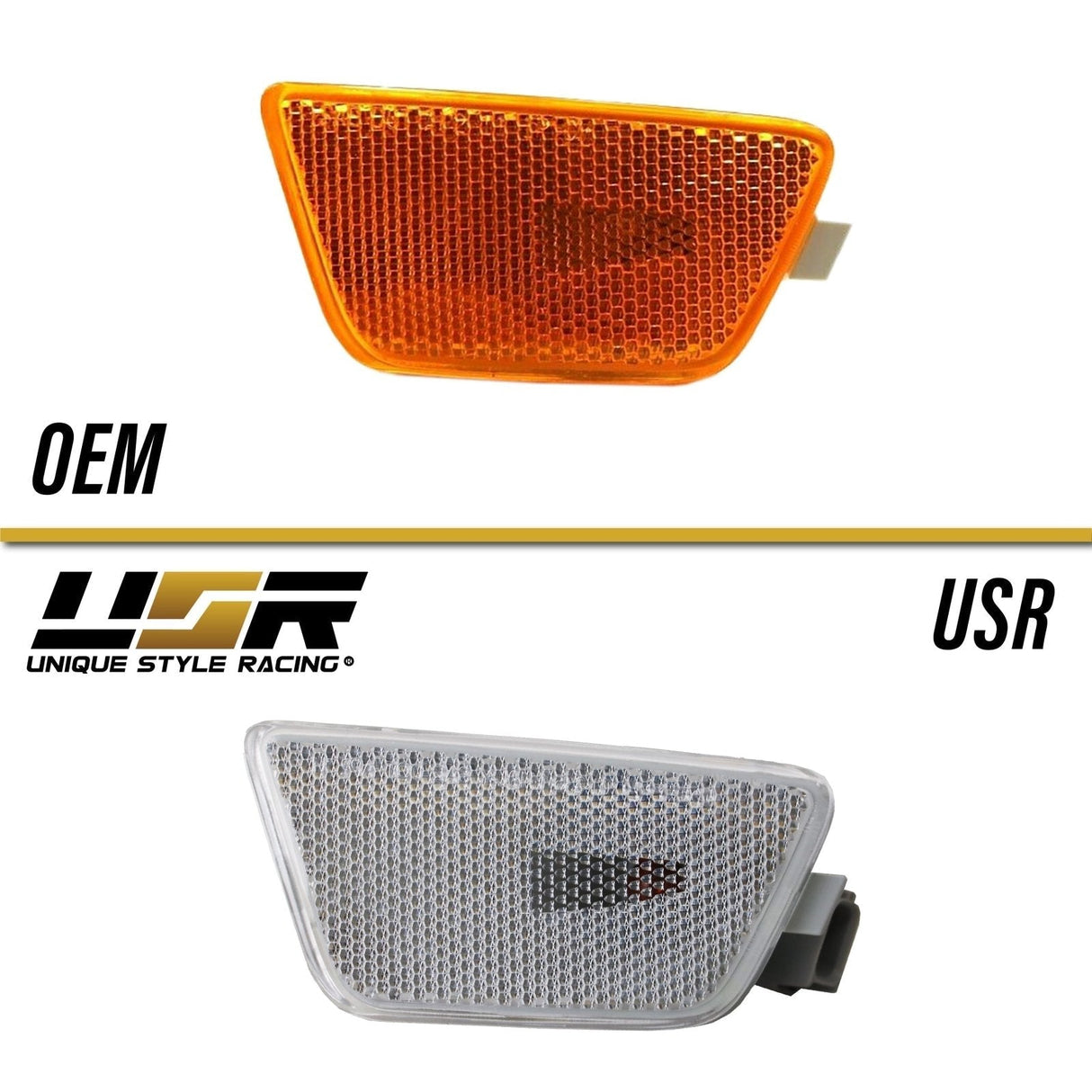 2011-2015 Chevy Cruze Smoke Front Bumper Side Marker Lights