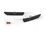 2010-2014 Ford Mustang Smoke Crystal Bumper Side Marker Lights