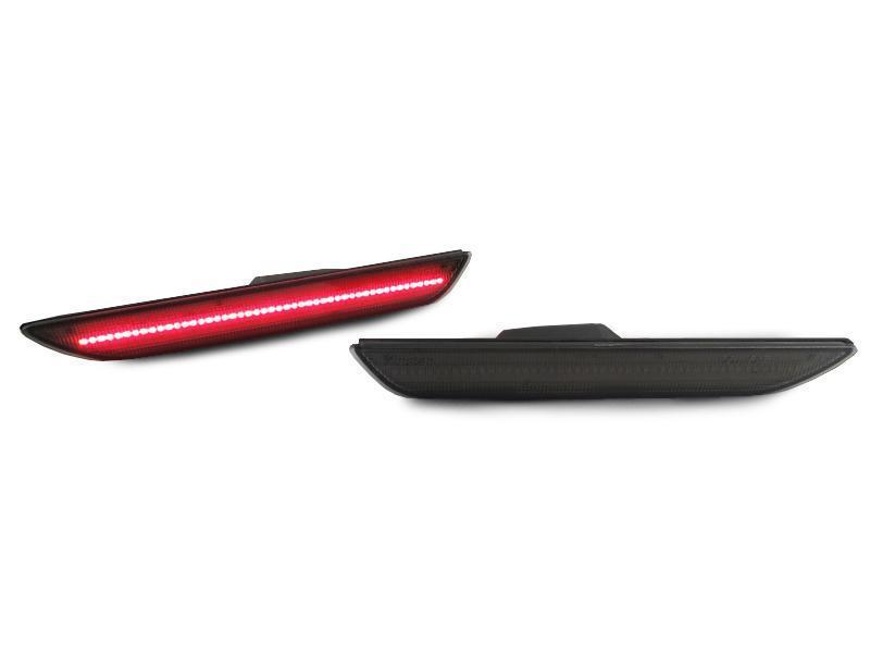 2015-2017 Ford Mustang Smoke Red Led Rear Bumper Side Marker Light