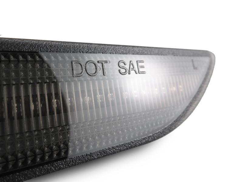 2015-2017 Ford Mustang Smoke Red Led Rear Bumper Side Marker Light