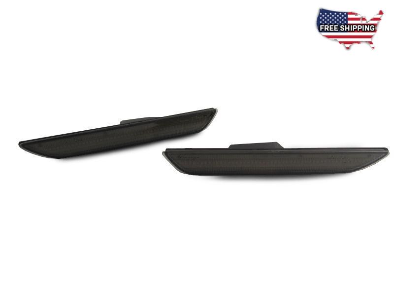 2015-2017 Ford Mustang Smoke Red Led Rear Bumper Side Marker Light