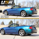 1999-2004 Ford Mustang Crystal Smoke Rear Bumper Side Marker Lights