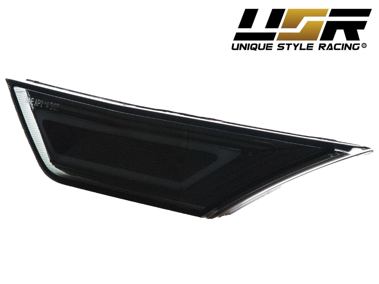 2016-2021 Honda Civic Smoke Lens Black Amber LED Side Markers