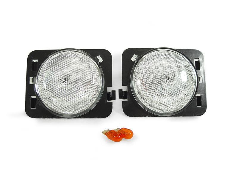 2007-2015 Jeep Wrangler JK Smoke Side Marker Lights