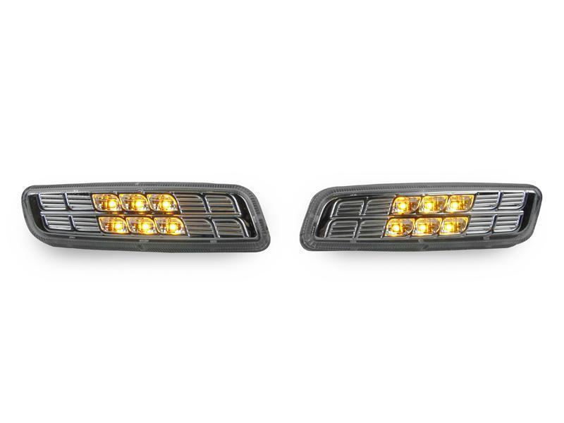 2000-2005 Lexus IS300/GS300/GS400/GS430 Crystal Smoke Amber LED Side Markers