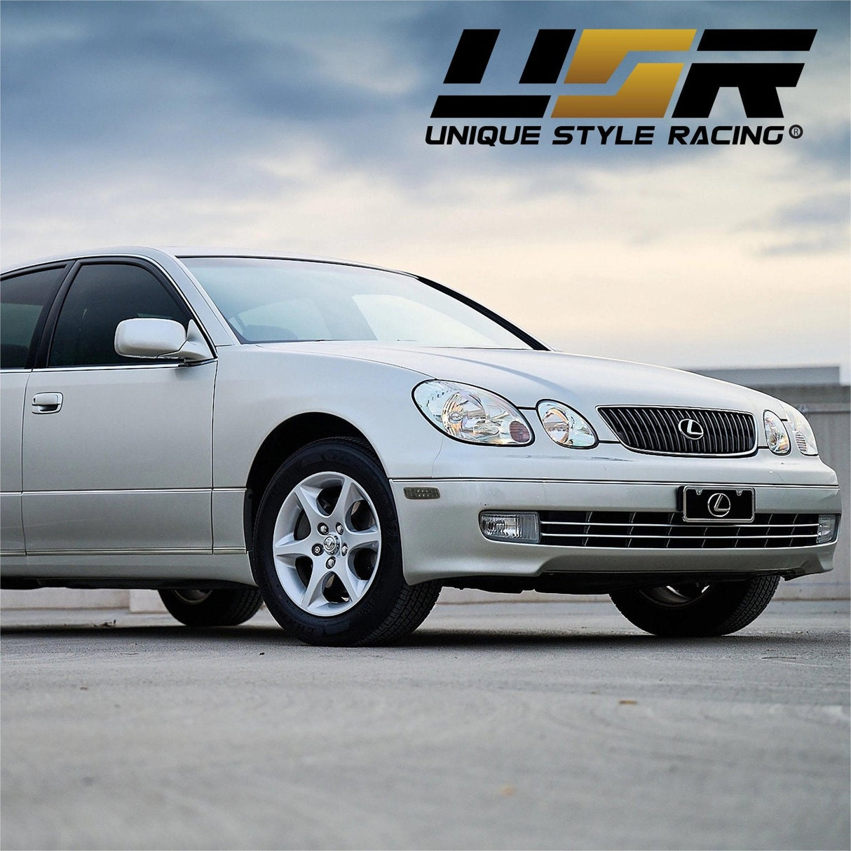2000-2005 Lexus IS300/GS300/GS400/GS430 Crystal Smoke White LED Side Markers