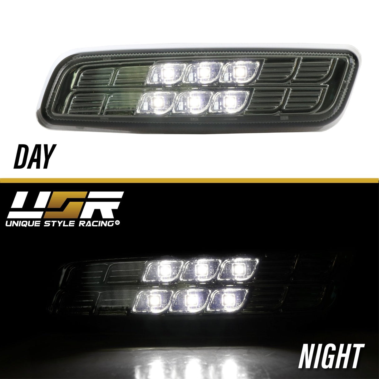 2000-2005 Lexus IS300/GS300/GS400/GS430 Crystal Smoke White LED Side Markers
