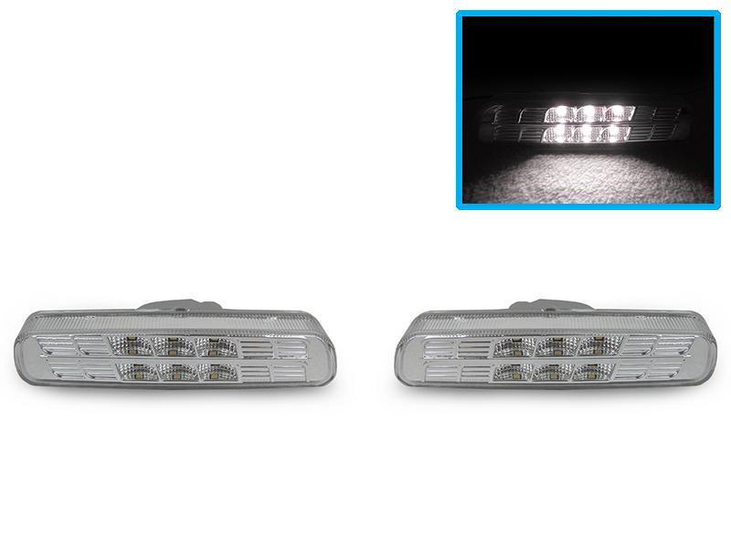 1999-2003 Lexus RX300 Crystal Smoke Red LED Front Side Markers