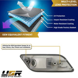 2010-2013 Mercedes C207 E-Class Crystal Smoke Front Bumper Light