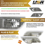 2010-2013 Mercedes C207 E-Class Crystal Smoke Front Bumper Light