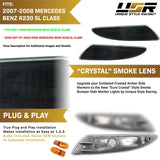 2007-2008 Mercedes R230 SL-Class Crystal Smoke Front Bumper Light