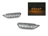 2009-2012 Mercedes R230 SL Class Clear Amber LED Side Markers