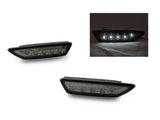 2009-2012 Mercedes R230 Sl Class (Non-Amg) Smoke White Led Bumper Side Marker