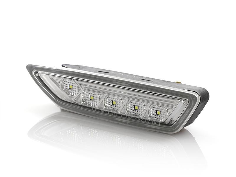 2009-2012 Mercedes R230 Sl Class (Non-Amg) Smoke White Led Bumper Side Marker