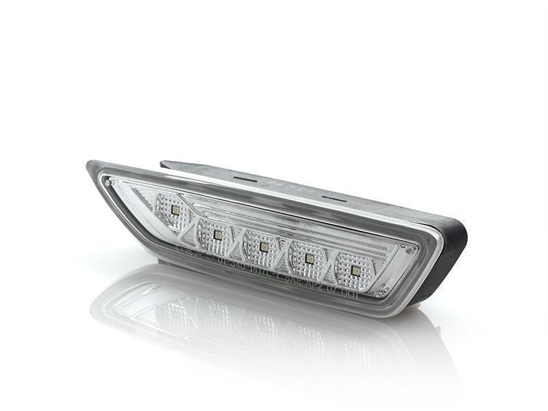 2009-2012 Mercedes R230 Sl Class (Non-Amg) Smoke White Led Bumper Side Marker