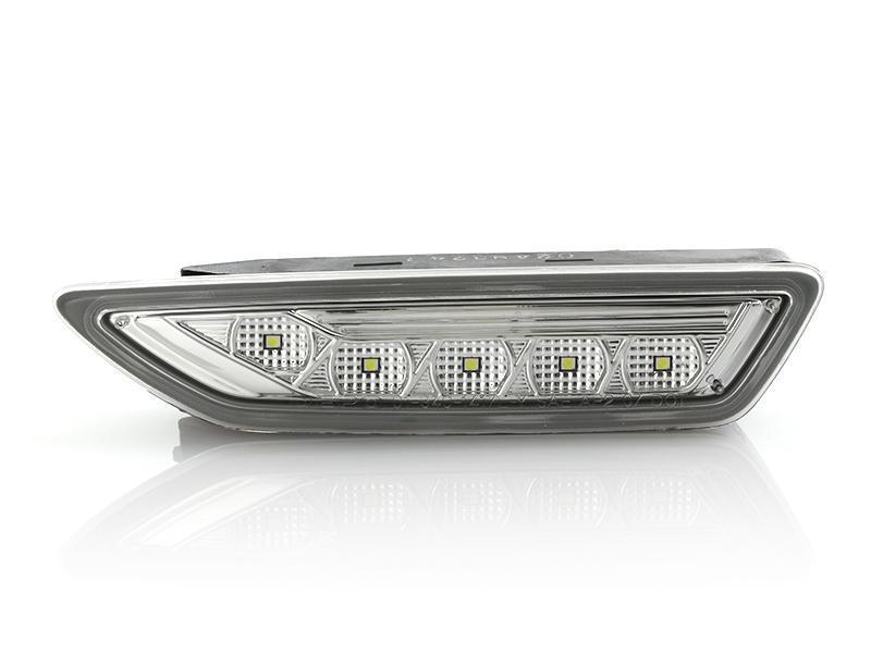 2009-2012 Mercedes R230 Sl Class (Non-Amg) Smoke White Led Bumper Side Marker