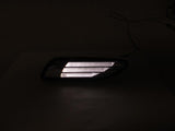 2001-2007 Mercedes W203 C Class Light Bar White LED Smoke Side Markers
