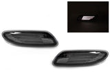 2001-2007 Mercedes W203 C Class Light Bar White LED Smoke Side Markers