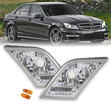 2008-2011 Mercedes W204 C-Class Clear Bumper Lights