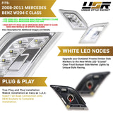 2008-2011 Mercedes W204 C-Class Smoke White Led Bumper Lights