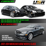 2008-2011 Mercedes W204 C-Class Smoke White Led Bumper Lights