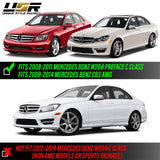 2008-2011 Mercedes W204 C-Class Smoke White Led Bumper Lights