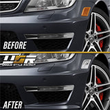 2008-2011 Mercedes W204 C-Class Smoke White Led Bumper Lights