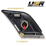 2008-2011 Mercedes W204 C-Class Smoke White Led Bumper Lights