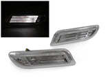 1998-2003 Mercedes W208 CLK / R170 SLK Crystal Clear White LED Side Markers