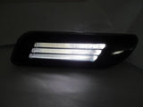 1998-2003 Mercedes CLK/SLK Crystal Smoke White LED Side Markers